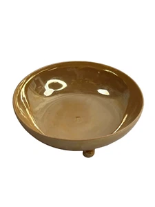 Orange RS Lusterware Bowl With Feet Mid 1900's - Picture 1 of 12