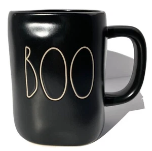 TAZA NEGRA MATE RAE DUNN BOO Halloween 2018 otoño difícil de encontrar por magenta - Imagen 1 de 7