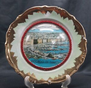 Ricordo Di Napoli Seltmann Weiden Bavaria Theresia Souvenir Plate