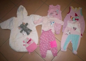 PAKET 56/2 Schlafen *8 Teile* Mädchen 56 * Frühjahr/Sommer * 8Teile * Strampler - Bild 1 von 5