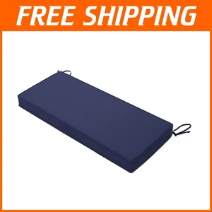 Adjustable Blue Outdoor Cushion 48 x 18 Inches for Garden or Patio Furniture - Picture 1 of 8