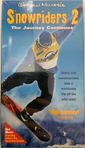 Snowriders 2 Sealed VHS Warren Miller VHS - Foto 1 di 12