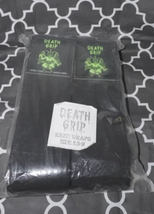 Death Grip Powerlifting Knee Wraps Size 2.5-M GYM Work Out - Picture 1 of 4