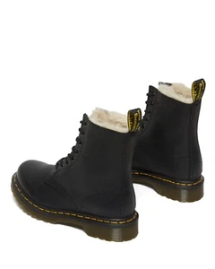 Dr. Martens Women's 1460 Serena Faux Fur Lined Lace Up Boots Size 5 - Picture 1 of 4
