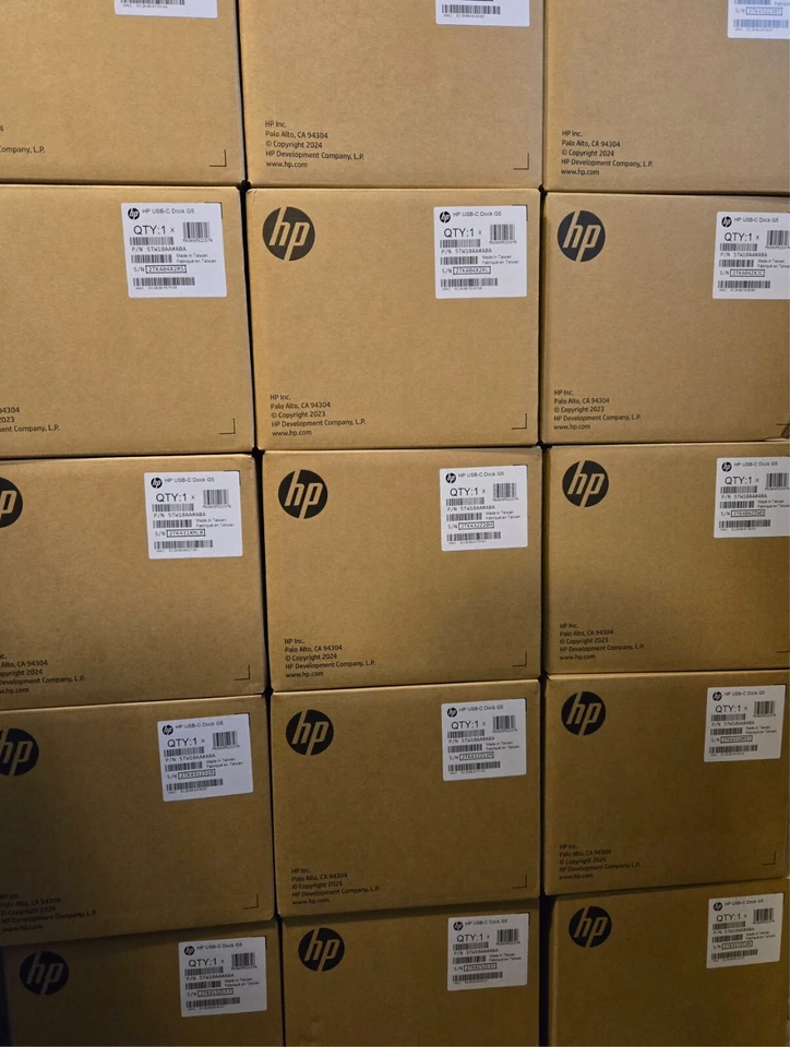 (6) Lote de estación de acoplamiento HP a granel nuevo en cajas selladas HP DOCK G5 5TW10AA#ABA Foto 1 de 1