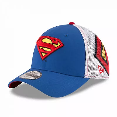 Sombrero ajustado Superman envuelto símbolo New Era 39Thirty multicolor Foto 1 de 4