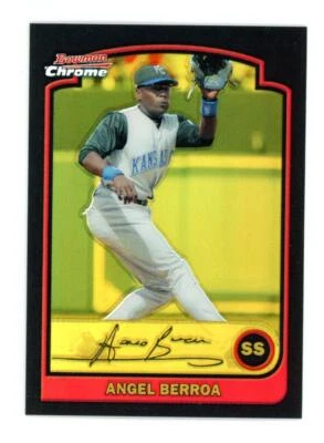 Angel Berroa Royals 26/50 2003 Bowman Chrome Draft Gold Refractor - Изображение 1 из 2
