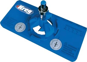 Kreg KHI-Cerniera Cerniera Nascosta Jig - Trapano Fori Perfetto per Cerniere Armadio - Foto 1 di 9