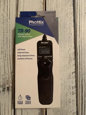 Phottix TR-90 Multi-Function Timer Remote w/ Digital Timer Control for Nikon N8 - Image 1 of 4