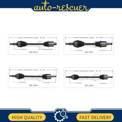 Eje TrakMotive CV 4x se adapta de 2004 a 2009 Cadillac SRX Foto 1 de 4