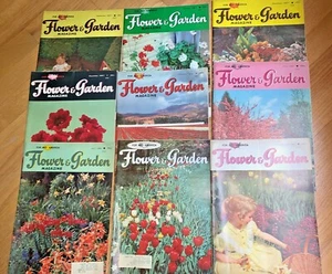 9 FLOWER & GARDEN Magazines from 1958 / 1959 / 1960 - Picture 1 of 10