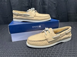 Nuevos zapatos de barco Sperry Topsider A/O Desert dorados - Imagen 1 de 9