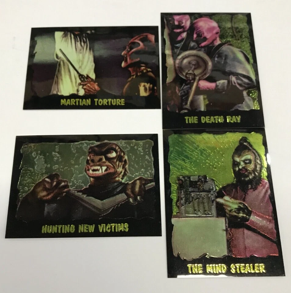 1997 DUOCARDS THE OUTER LIMITS TRADING CARD CHROME CHASE CARD LOT OF 4-#2+3+5+6 - Image 1 of 2