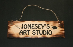 Games Sewing Art Music Craft Potter Room Studio Shop Personalised Wooden Sign - Picture 1 of 87