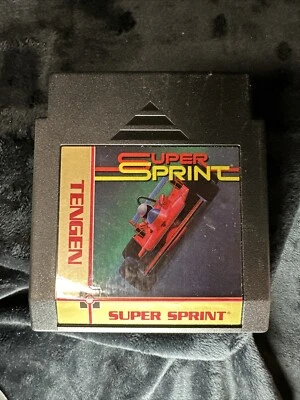 VÍDEO GAME CLÁSSICO ORIGINAL SUPER SRINT Nintendo System 1985 CARTUCHO NES - Imagem 1 de 4