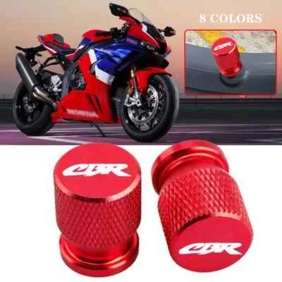 2PCS Motorcycle Wheel Tire Valve Caps For HONDA CBR650F CBR929RR CBR954RR CBR - Image 1 of 4