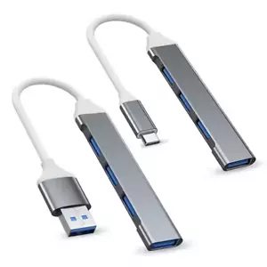 USB Hub Multiport Dock Multi-Splitter USB Type-A 3.0 Hub Adapter for PC Mac - Picture 1 of 12