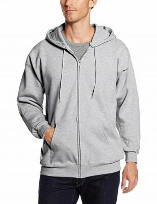 DOUBLJU HOMBRE CASUAL CREMALLERA CAPUCHA CON CUERDA, COMPRUEBA COLOR Y TALLA Foto 1 de 2