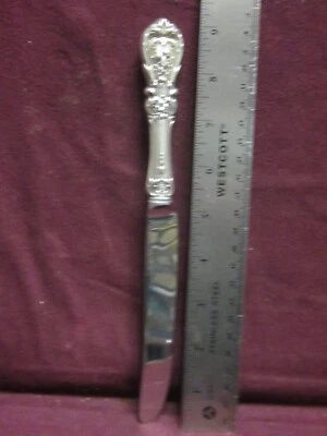 Sterling Reed & Barton FRANCIS 1er CUCHILLO FRANCÉS MODERNO 9 1/8" sin MONOGRAMA Foto 1 de 3