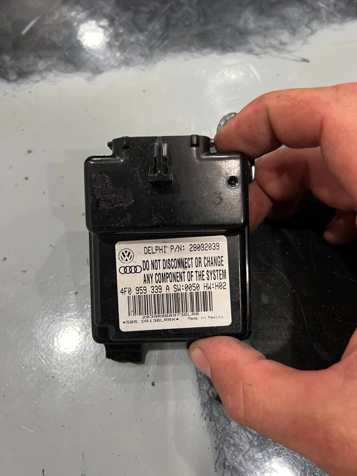 2005 - 2010 AUDI A6 S6 C6 MÓDULO DE CONTROLE DE DETECÇÃO DE OCUPANTES DE ASSENTO DIANTEIRO DIREITO FABRICANTE DE EQUIPAMENTO ORIGINAL - Imagem 1 de 1