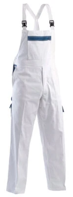 Pettorina Salopette da lavoro multitasca cotone imbianchino gessista DPI 1a cat. - Immagine 1 di 2