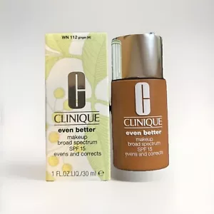 Clinique Even Better Make-up LSF 15 Farbton 12 Ingwer (M) volle Größe neu im Karton - Bild 1 von 1