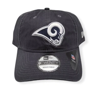 New Era Los Angeles Rams 9Twenty Core Classic Twill Graphite Adjustable Hat Cap - Image 1 of 4