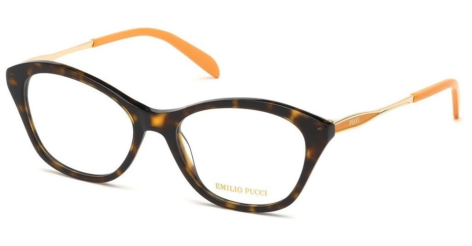 Marco de gafas de plástico dorado tortuga Emilio Pucci EP 5100 052 54-17-140 Foto 1 de 1