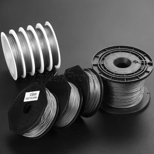 Fishing Tackle 7 Strands Stainless Steel Braided Wire Fishing line Dia 0.3-1mm - Bild 1 von 15