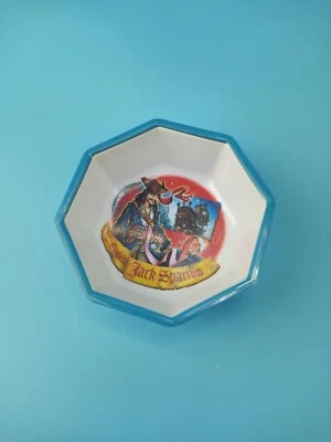 Zak Designs Piratas del Caribe Jack Sparrow Niño Pequeño Niños Cuenco Octágono En muy buena condición Foto 1 de 4