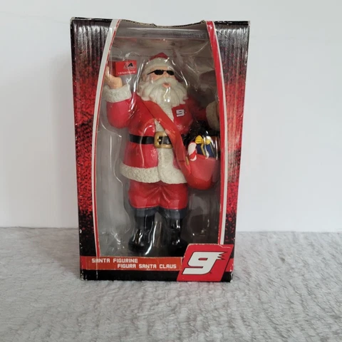 Nascar Trevco Kasey Kahne #9 Santa Claus Figurine Christmas holiday Racing Decor Cover