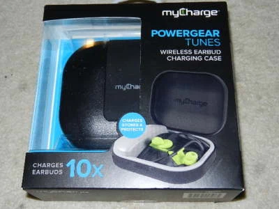 new MyCharge Powergear Tunes Wireless Earbud Charging Case charger power gear Foto 1 de 4