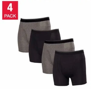 Kirkland Signature Boxer Briefs Men’s XL 4-Pack Stretch Cotton - Picture 1 of 2