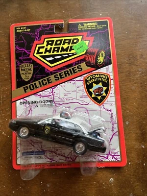 1996 Road Champs Police Series Wyoming Highway Patrol Diecast Car 1/43 Scale NEW - Image 1 of 3