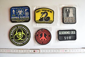 1x 3D PVC Rubber Morale Patch mit Klett | Peace Through Superior Firepower | NEU - Bild 1 von 2
