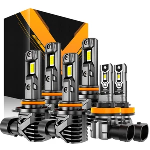 AUXBEAM For 2013-2015 Toyota RAV4 LED Headlights High Low Fog Light Bulbs 6500K - Bild 1 von 17