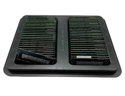 100GB - Mix Lot of 50 - 2GB DDR3 PC3-10600S/12800S Laptop Memory All Tested - Image 1 of 2