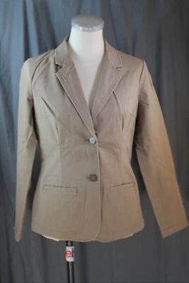 Blazer Liz Claiborne Nueva York, Talla 4, Mocha Embalaje Original Foto 1 de 4