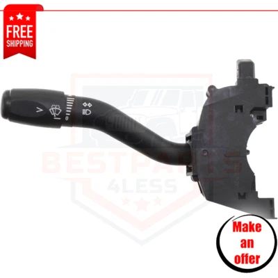 Nuevo interruptor de señal de giro negro para Ford E-150, E-250 1997-2002, base Econoline Foto 1 de 4