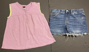 Girl's Old Navy Outfit Size 10 - Mint Velour Top w/Ballerina Jegging Jeans EUC - Picture 1 of 7