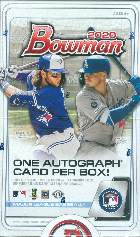2020 Bowman Baseball Hobby Box Factory Sealed (! - Image 1 of 1