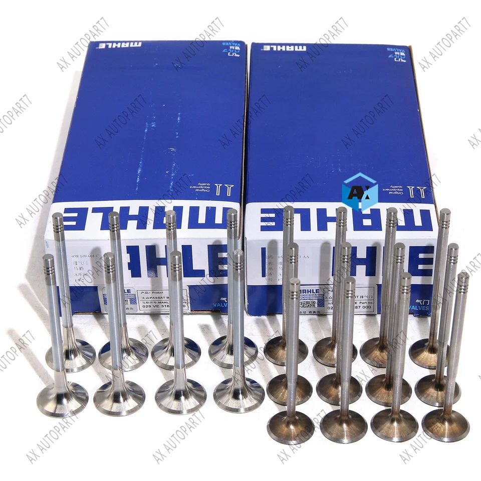 20X INTAKE & EXHAUST VALVES KIT FOR VW BEETLE JETTA GOLF AUDI A4 TT 1.8T MAHLE - Image 1 of 4
