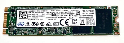 Intel SSDSCKKF180H6L 180GB SSD M.2 NVMe Gen4x4 Solid State SSD - Image 1 of 2