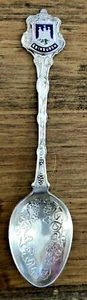 Edinburgh Exquisite EPNS Vintage Collector's Souvenir Spoon Embossed Bowl - Picture 1 of 6