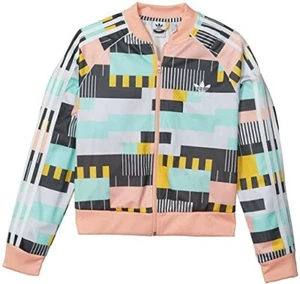  adidas Originals Kids Girl's Crop TopTrack Jacket Sz Large  ED7860 - Picture 1 of 3