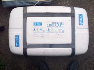 seago life raft 6 person out of date will need a service and its heavy. - Picture 1 of 7