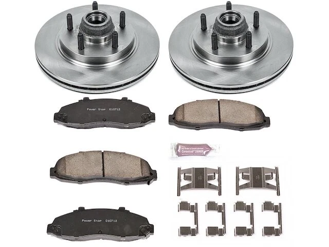 Kit de pastillas de freno delanteras y rotor Power Stop 56DWCP45 para Lincoln Blackwood 2002 Foto 1 de 1