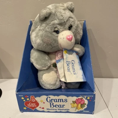 Vintage Care Bears Grams Bear Kenner 1985 Original Box NEW - Image 1 of 4