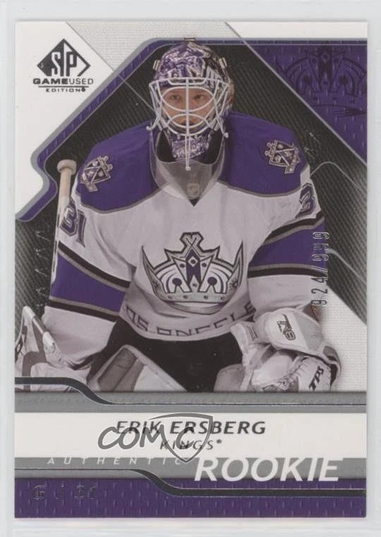 2008-09 SP Game Used Edition Authentic Rookies /999 Erik Ersberg #123 Rookie RC - Image 1 of 2