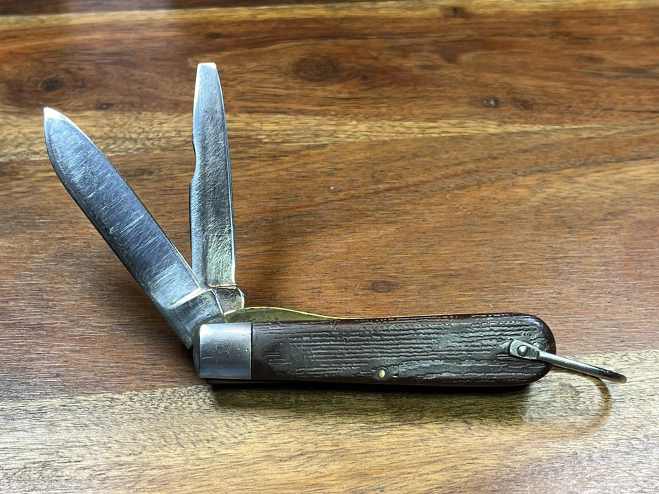 Cuchillo Herramienta Militar Plegable Vintage CC Klein Tools EE. UU. TL-29 Electricista Liniero Foto 1 de 4